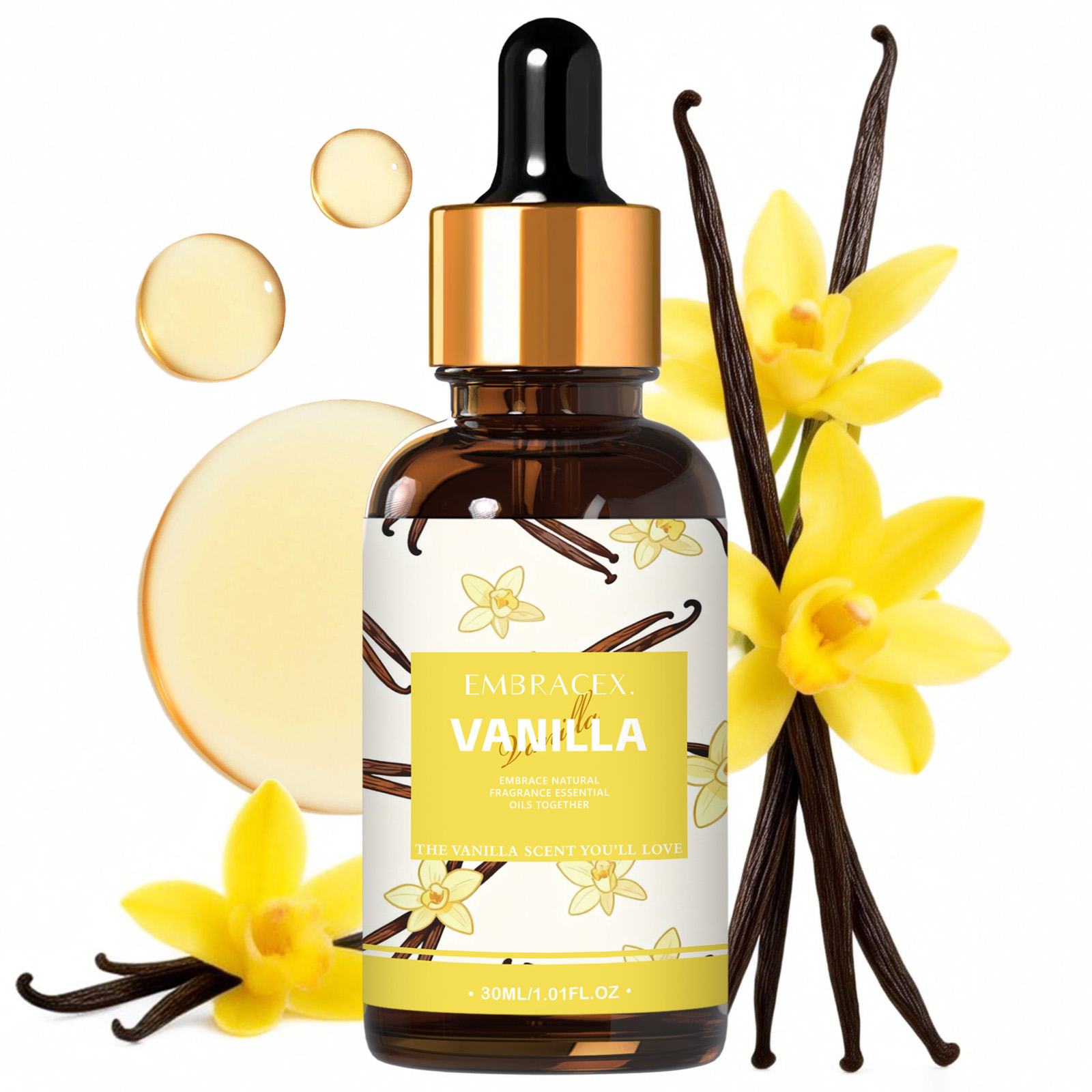 Candle Making Oils - 30ml Minyak Esensial Vanila Untuk Diffuser
