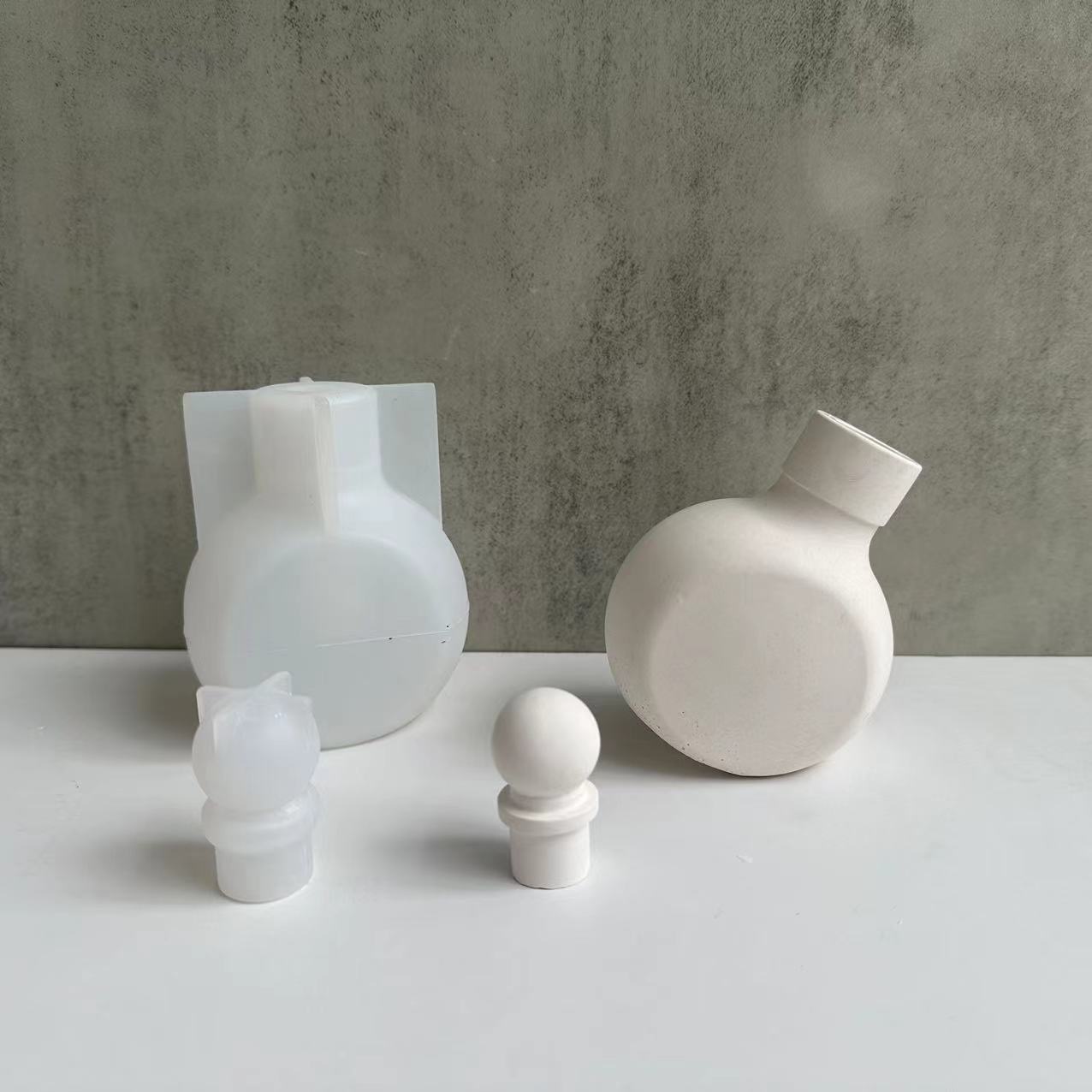 Candle Making And Perfume - Cetakan Silikon untuk Vas Botol Parfum