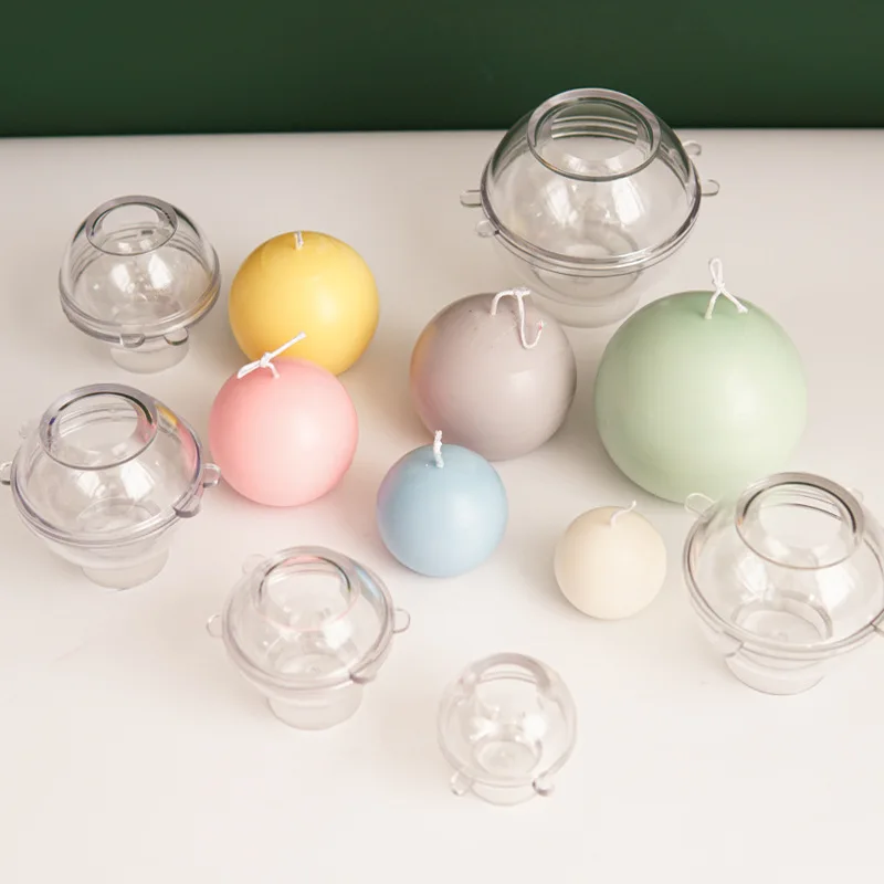 Candle Making Diy Kit - 5-8cm lilin bulat cetakan plastik dekorasi