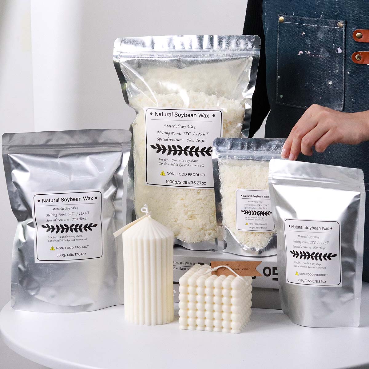100/250/500/1000G Serpihan Lil - Candle Making Kit ulasan dan harga