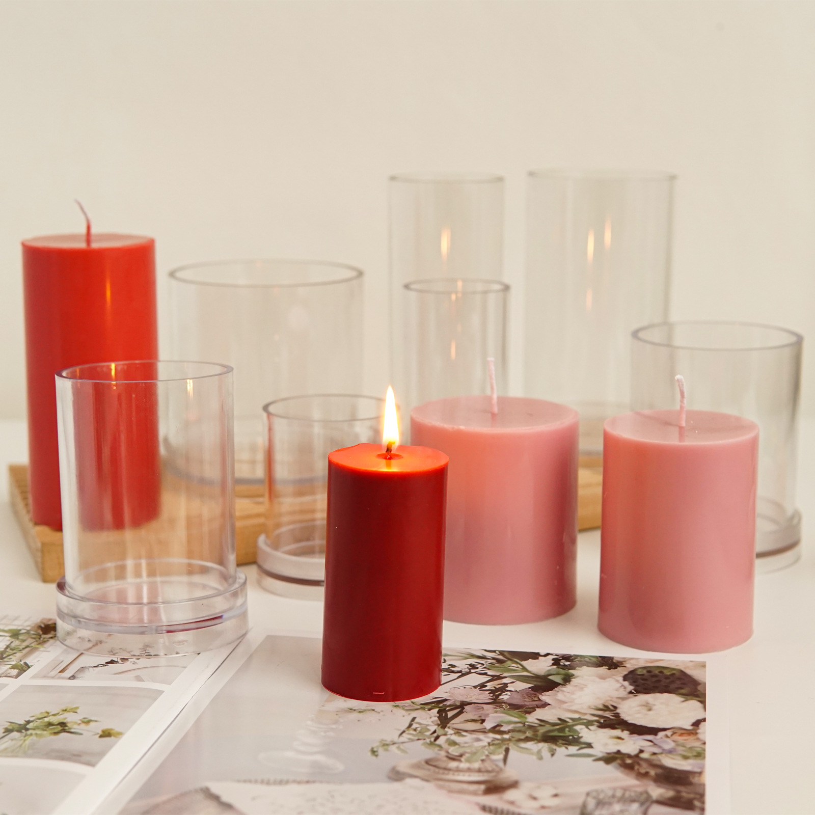 Berbagai 3D Silinder Cetakan L - Candle Making Kit ulasan dan harga