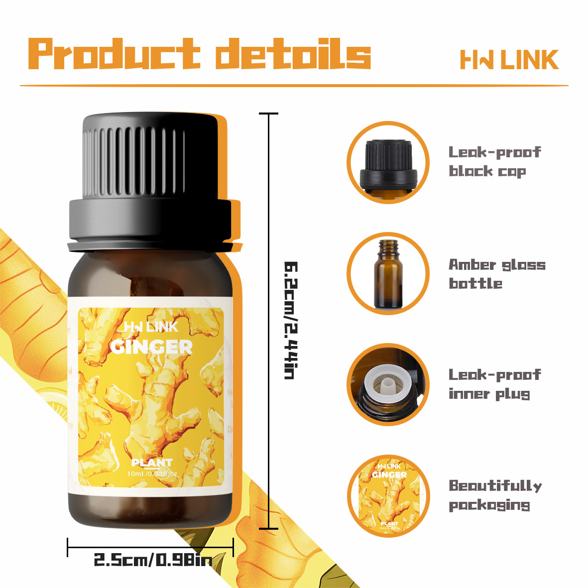 Minyak Jahe 100% Murni Alami u - Candle Making Oils ulasan dan harga