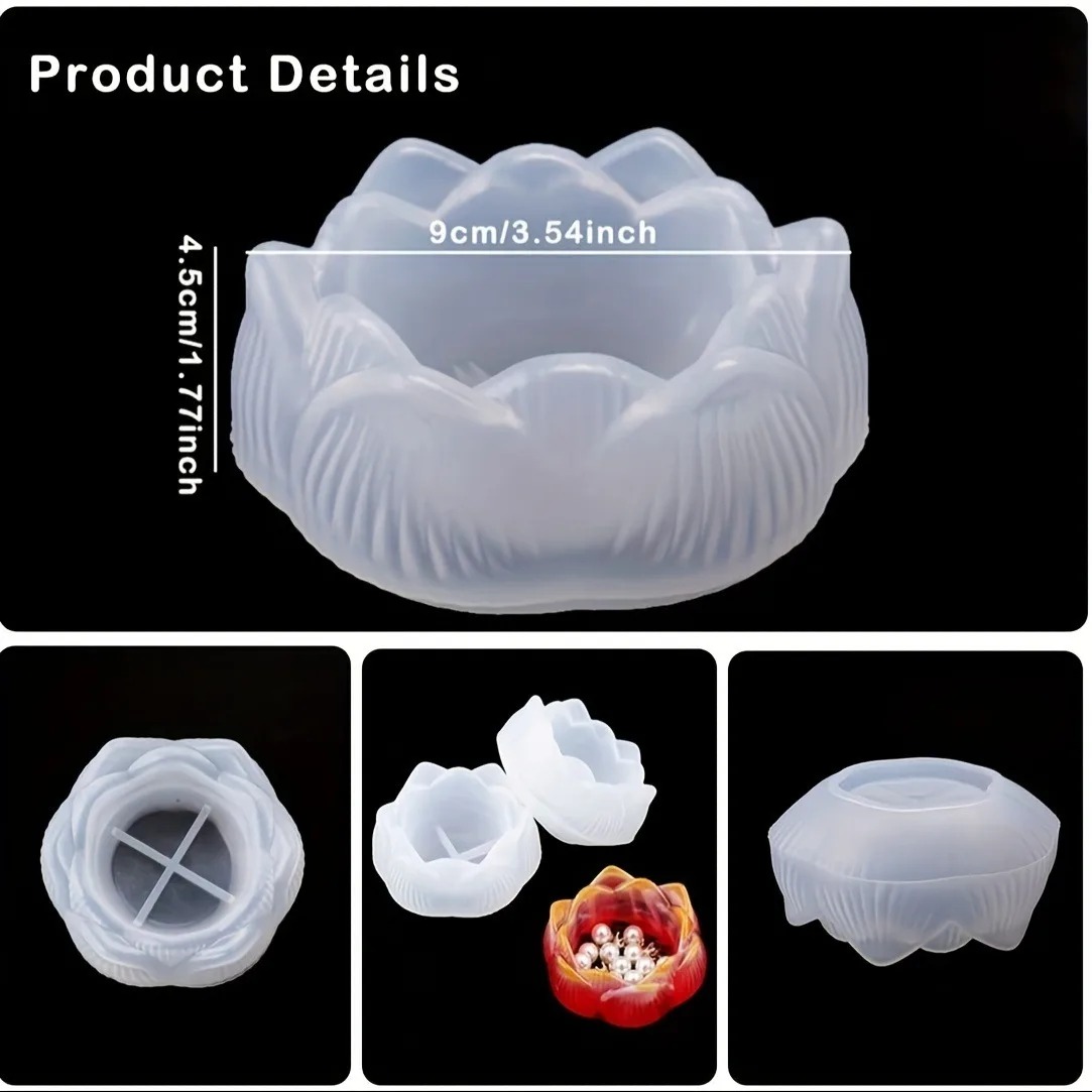 1 Buah Cetakan Resin Silikon B - Kraft Box Candle ulasan dan harga